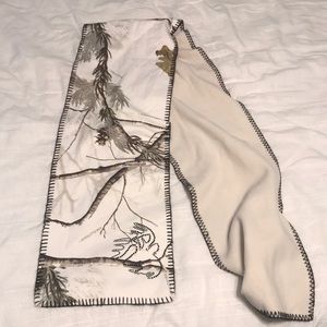 White camo scarf